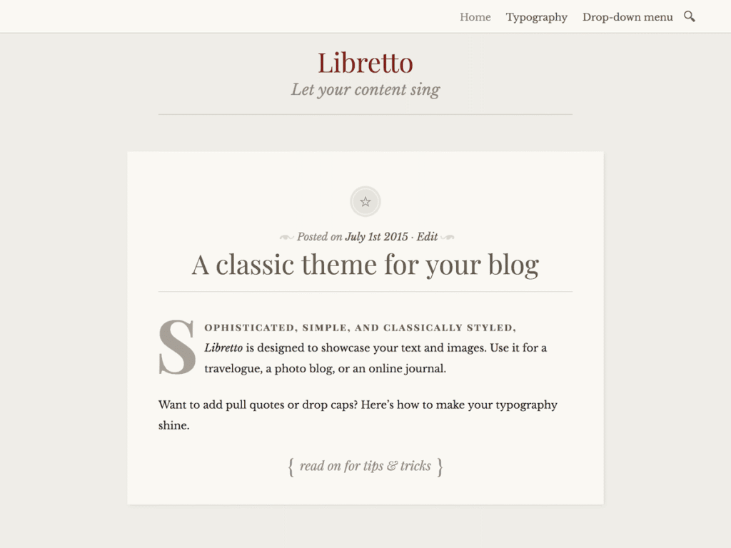 Best 40+ Free WordPress Blog Themes for Bloggers & Content Writers Libretto WordPress blog theme