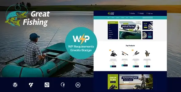 30 Best Camping WordPress Themes - Bring Your Outdoor Business Online Fishing and Hunting WordPress Theme