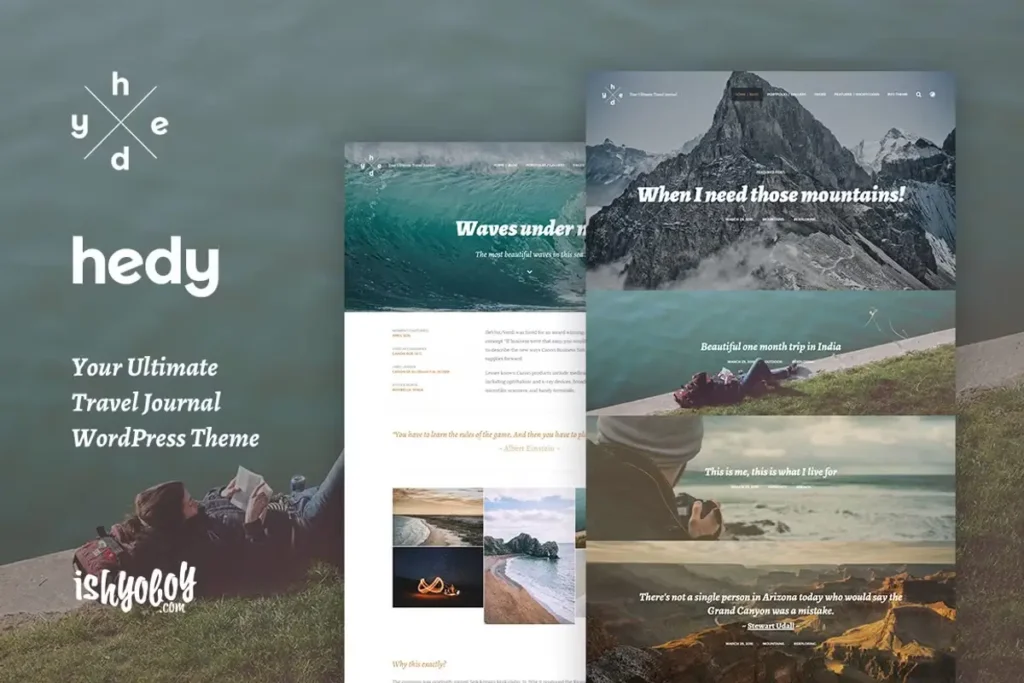 30 Best Camping WordPress Themes - Bring Your Outdoor Business Online Hedy WP Theme