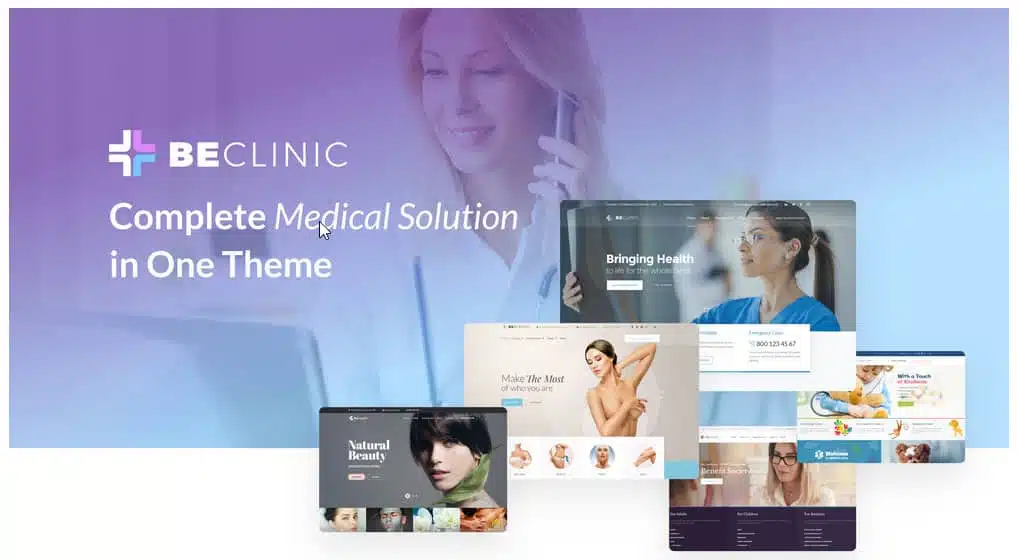 Elementor Themes - Which Themes Work Best with Elementor? BeClinic - Multipurpose Medical WordPress Theme