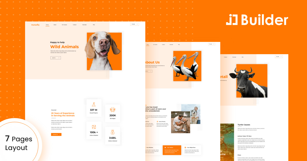 Introducing FREE Animal Welfare Joomla Template Kit for JD Builder Pro