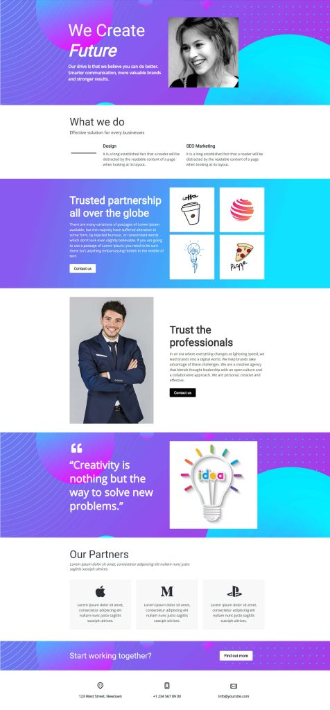 Agency Joomla Landing Page 2 New Ready To Use Landing Page Templates Added in JD Builder