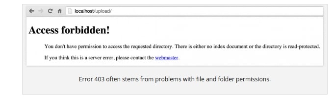Error ‘403 Forbidden’ 5 Most Common WordPress Errors and How to Fix Them