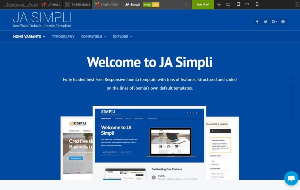 Responsive Free Joomla Templates to Beautify Your Website Responsive Free Joomla Templates to Beautify Your Website