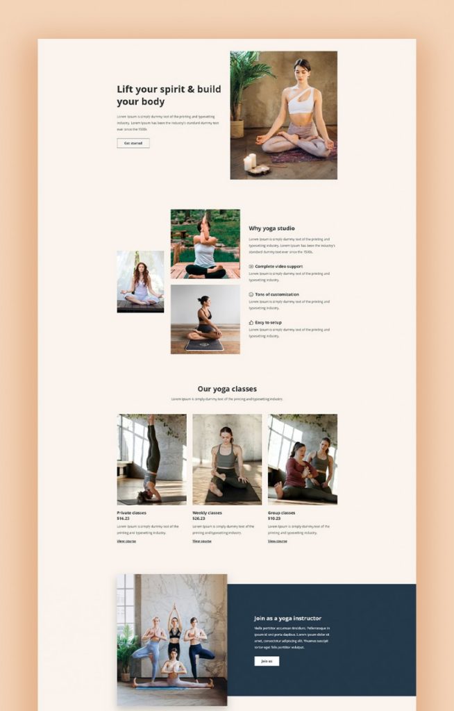 Introducing Free Yoga Template Kit For JD Builder Pro About - Your Vision, Mission, History & Team