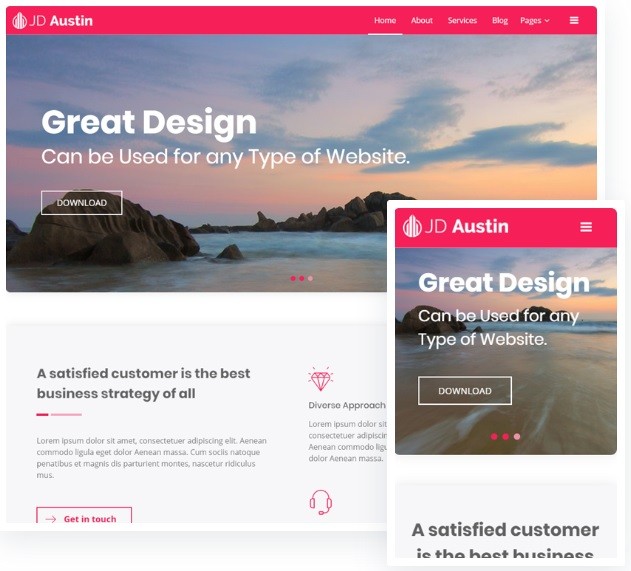 Introducing Another Free Joomla Template JD Austin (No Hidden Cost, No Upsell)