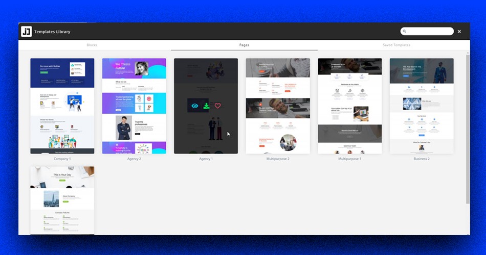 Template Library in JD Builder Introducing JD Builder Pro - Take your Joomla Design to Next Level