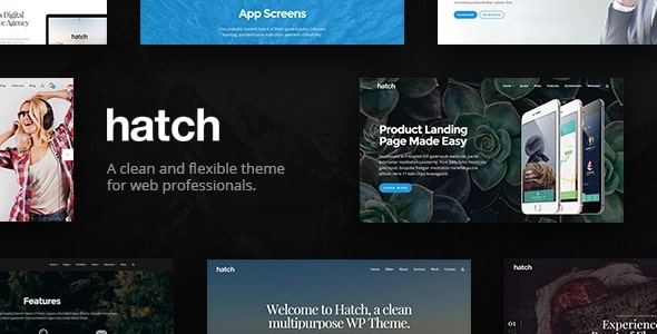 Hatch WordPress Multipurpose Theme 15 Best Multipurpose WordPress Themes For Your Next Project