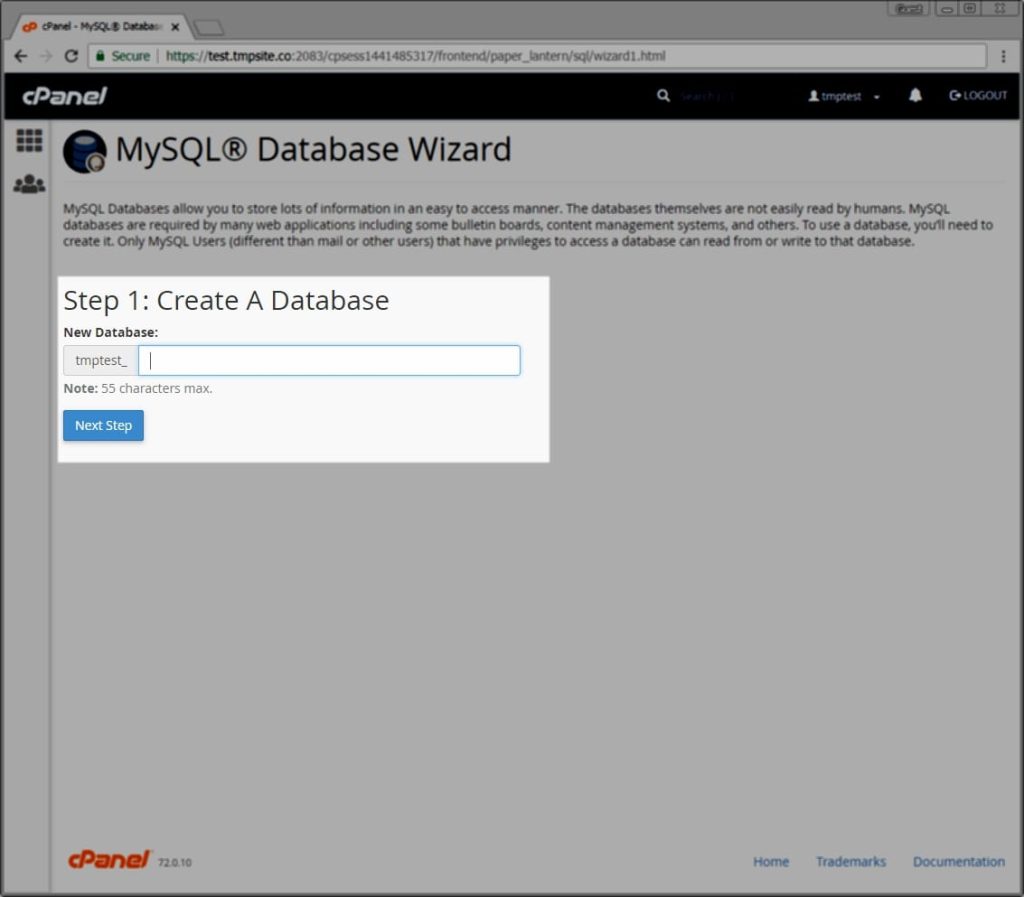 How To Create a Mysql Database & User For Your Joomla Installation Using cPanel