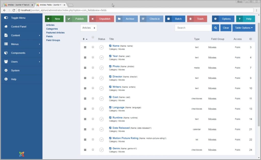 How to Create and Manage Custom Fields in Joomla 4