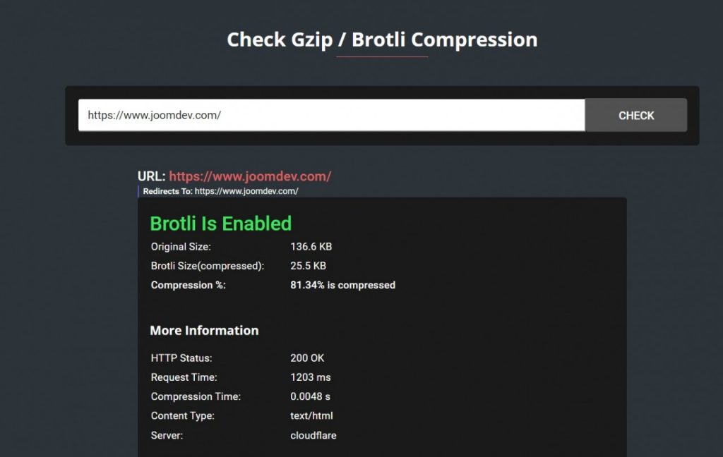 GZip Compression Test How to Enable GZip Compression in Joomla 4?