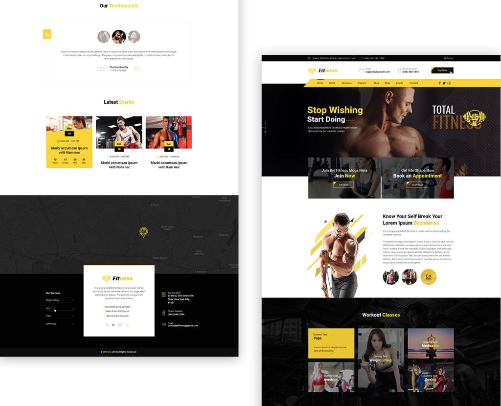 Woah, We Just Released A New Joomla Template For Gym And Fitness Centres