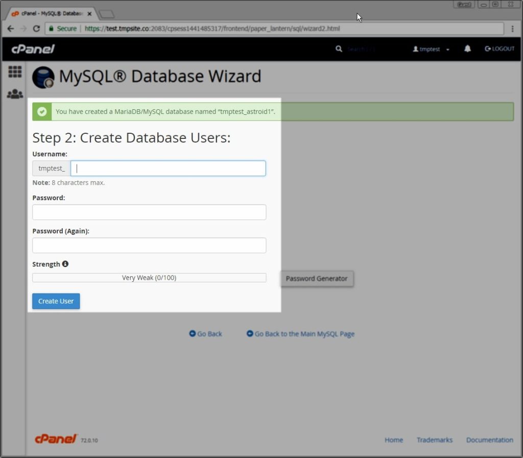 How To Create a Mysql Database & User For Your Joomla Installation Using cPanel