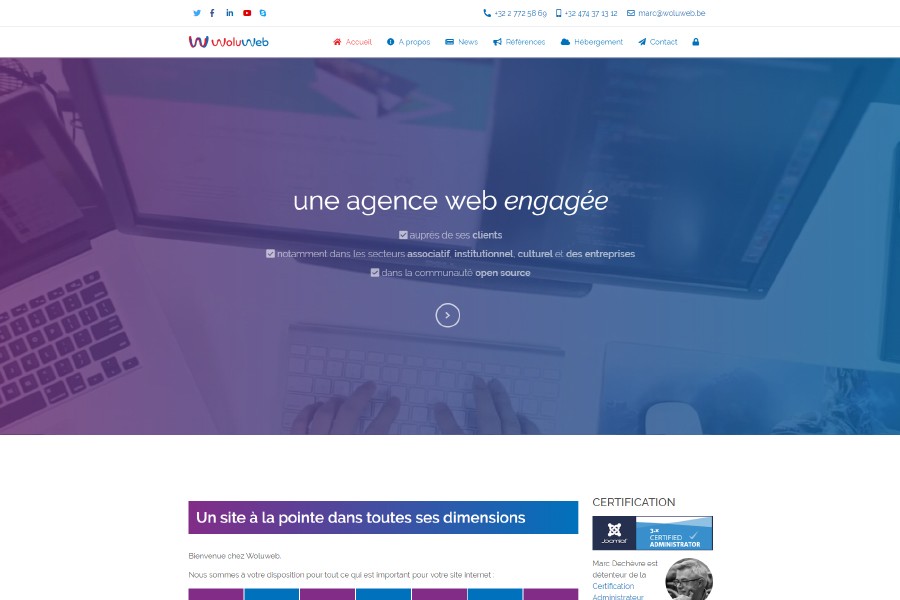 Astroid Sites of the Month - July 2019 Woluweb - A Committed Web Agency