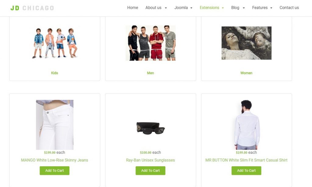 Free online store Joomla Template Freemium eCommerce Joomla Templates - Setup Your Online Shop in Minutes