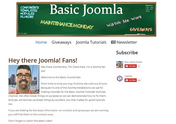 Basic Joomla - Joomla Tutorials & Giveaways