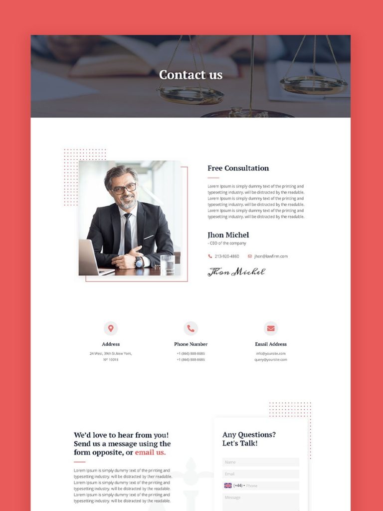 Introducing Free Law Firm Joomla Template Kit in JD Builder Pro