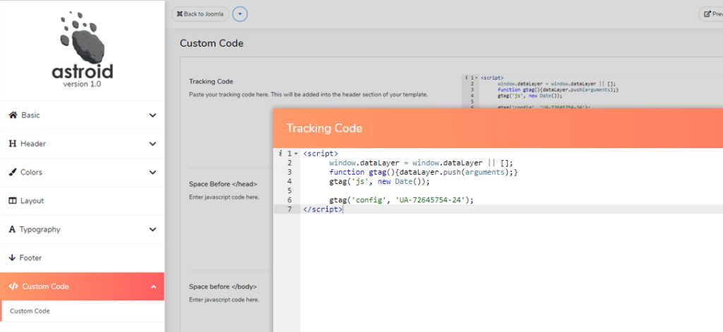 Astroid Custom Code Introducing Astroid Joomla Template Framework - Explore the Endless Possibilities