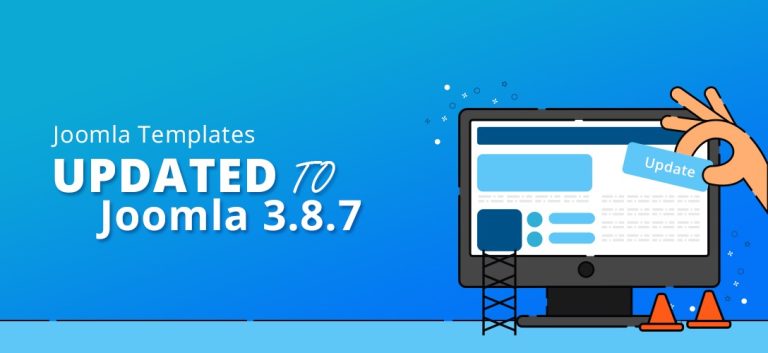 Joomla Templates updated to Joomla 3.8.7