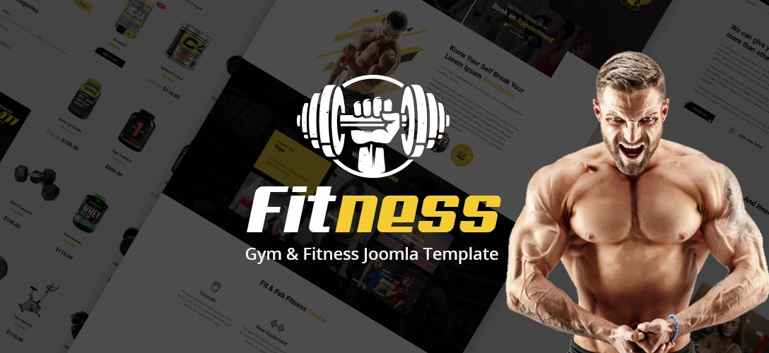 New Joomla Template For Gym And Fitness Centres