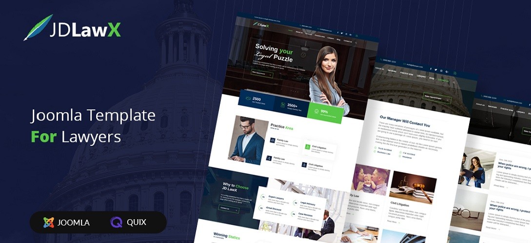 Best Joomla Template for Law and Attorney Websites