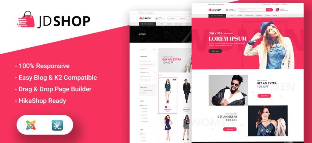 JD Shop – A Feature Rich Multipurpose eCommerce Joomla Template Rich Multipurpose eCommerce Joomla Template