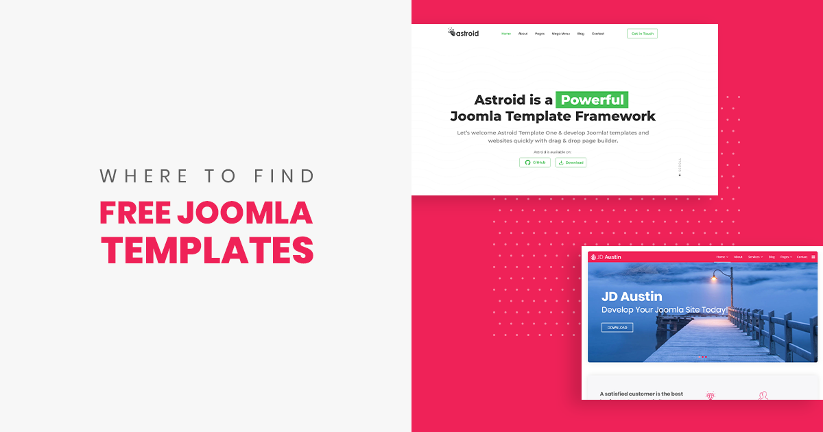 Best Joomla 30 Templates Free Download