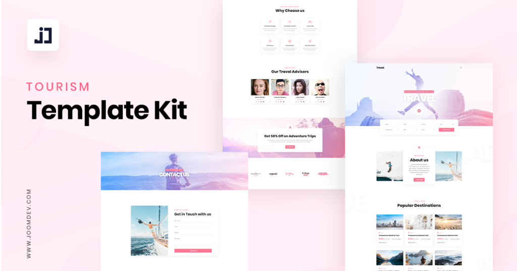 Introducing FREE Tourism Joomla Template Kit for JD Builder Pro FREE Tourism Joomla Template