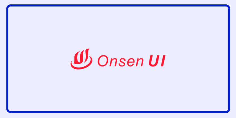 Onsen UI mobile app development framework